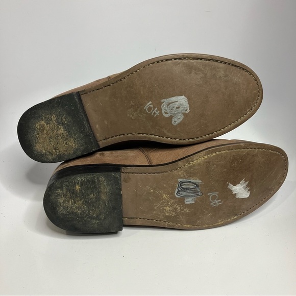 Tan leather lace‎ up boots riding boots approximately size 9.5/10 - Picture 7 of 8